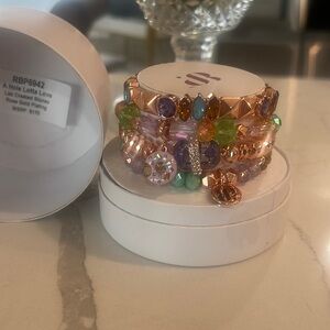 Bomb Party spring 2024 stack bracelet.    A Hole Lotta Love